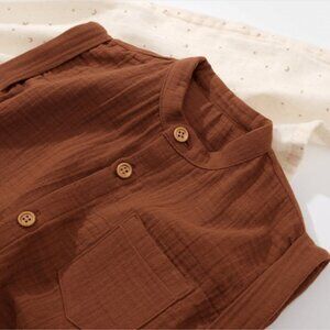 100% Organic Cotton Sleveless Romper